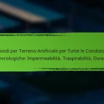 Chiodi per Terreno Artificiale per Tutte le Condizioni Meteorologiche: Impermeabilità, Traspirabilità, Durabilità