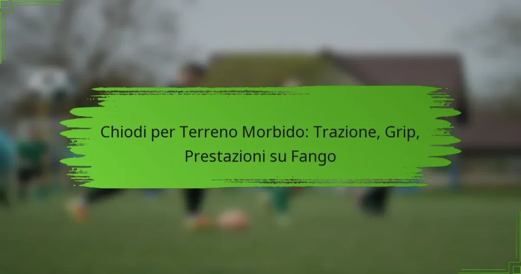 Chiodi per Terreno Morbido: Trazione, Grip, Prestazioni su Fango