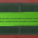 Scarpe da calcio con tacchetti morbidi per il budget: Valore, Caratteristiche essenziali, Accessibilità