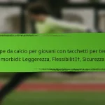 Scarpe da calcio per giovani con tacchetti per terreni morbidi: Leggerezza, Flessibilità, Sicurezza
