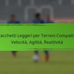 Tacchetti Leggeri per Terreni Compatti: Velocità, Agilità, Reattività