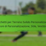 Tacchetti per Terreno Solido Personalizzabili: Opzioni di Personalizzazione, Stile, Vestibilità