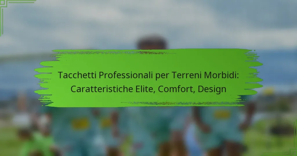 Tacchetti Professionali per Terreni Morbidi: Caratteristiche Elite, Comfort, Design