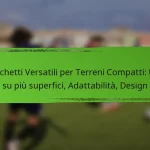 Tacchetti Versatili per Terreni Compatti: Uso su più superfici, Adattabilità, Design